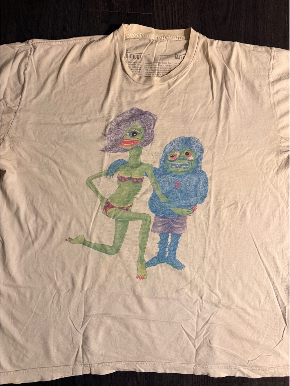 Vintage 2008 T-Post Issue 34 Matt Furie Artist Graphic Tee